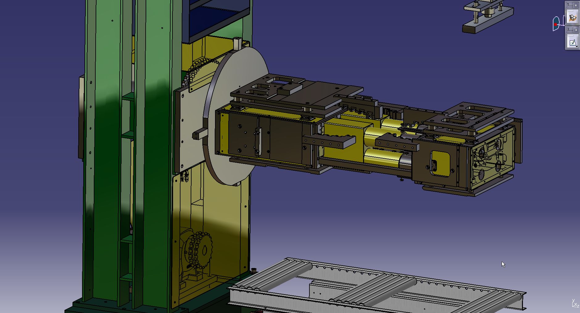 高压进线屏倍数焊接夹具CATIA